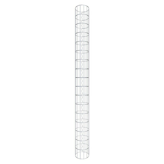 Gabiona Gabionensäule (Durchmesser: 22 cm, Höhe: 170 cm, Stahl, Maschenbreite: 50 mm, Maschenhöhe: 100 mm) | BAUHAUS