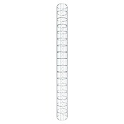 Gabiona Gabionensäule (Durchmesser: 22 cm, Höhe: 170 cm, Stahl, Maschenbreite: 50 mm, Maschenhöhe: 100 mm) | BAUHAUS