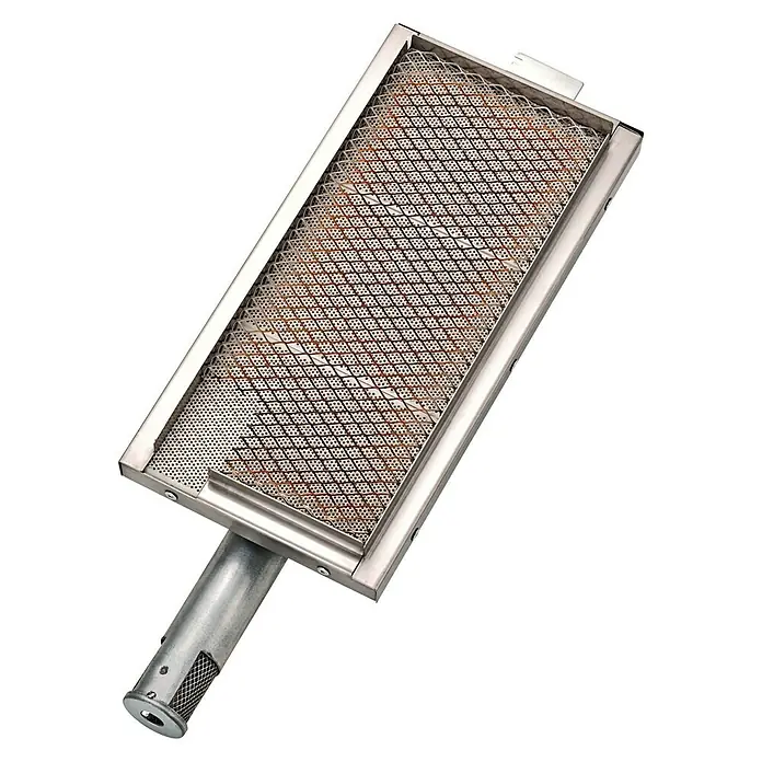 Ersatzbrenner Infrarot Seitentisch - Passend für: Kingstone Gasgrills Cliff 250-1 / 350-1 / 450-1 / 650-1, Leistung: 3,5 kW - Infrarotbrenner für Grills. Ideal für gleichmäßige Hitzeverteilung und effizientes Grillen. Robuste Ausführung aus Edelstahl.