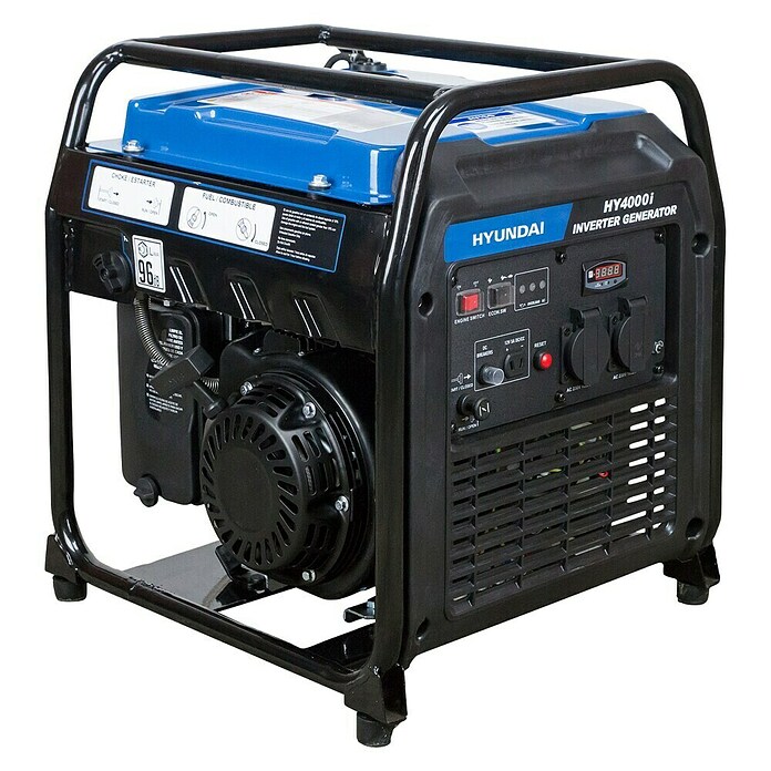 Hyundai Stromerzeuger HY4000i D (Nennleistung: 3,5 kW, Tankvolumen: 10 l) | BAUHAUS