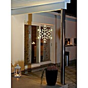 Konstsmide LED-Szenerie Schneeflocke (B x H: 60 x 60 cm, Farblos, Kunststoff, Warmweiß) | BAUHAUS