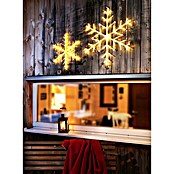 Konstsmide LED-Szenerie Schneeflocke (B x H: 60 x 60 cm, Farblos, Kunststoff, Warmweiß) | BAUHAUS