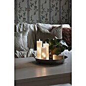 Konstsmide LED-Weihnachtskerzen (Ø x H: 5 x 12,7 cm, Weiß/Silber, Lichtfarbe: Warmweiß, 7 Stk.) | BAUHAUS