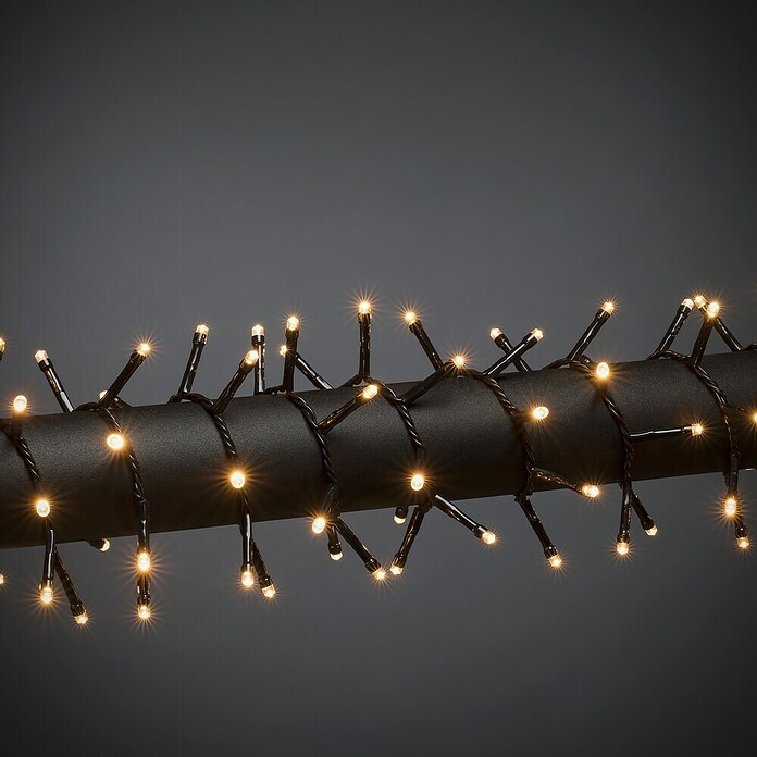 Konstsmide LED-Lichterkette Micro Compact (Außen, Lichtfarbe: Bernstein, Anzahl Leuchtmittel: 800 Stk., Netzbetrieben) | BAUHAUS