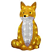 Konstsmide LED-Weihnachtsdekoleuchte Fuchs (L x B x H: 25,5 x 24 x 40 cm, Netzbetrieben, Orange-weiß) | BAUHAUS