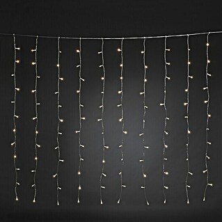 Konstsmide LED-Lichtervorhang (140 x 120 cm, Innen, Kunststoff, Warmweiß)