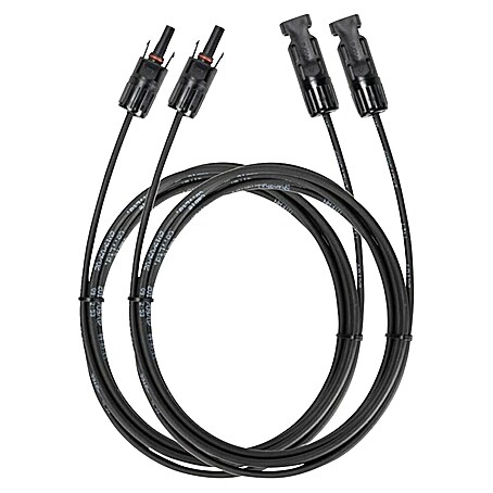EcoFlow Solar-Verlängerungskabel ECOMC4SOLEXTCAB (Schwarz, 3 m, 1 Stk.)