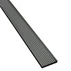WPC-Terrassendiele (Dunkelgrau, 200 x 13,5 x 2,1 cm)