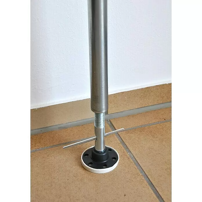 Angerer Klemmmarkise - Bordeaux/Creme, Breite: 2,5 m, Ausfall: 1,5 m - Stimmungsaufnahme