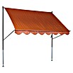 Angerer Klemmmarkise Standard Uni (Terracotta, Breite: 3,5 m, Ausfall: 1,5 m) | BAUHAUS