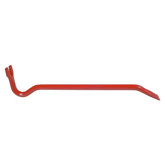 Stubai Nageleisen - Länge: 600 mm - Rotes Brecheisen, ein robustes Werkzeug zum Heben und Aufbrechen von Gegenständen, ideal für Bauarbeiten und Abbrucharbeiten.