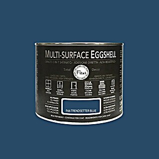 Fleur Esmalte de color Multi-Surface Eggshell (Trend Blue, 375 ml, Satinado, Consumo por m²: 12 l)