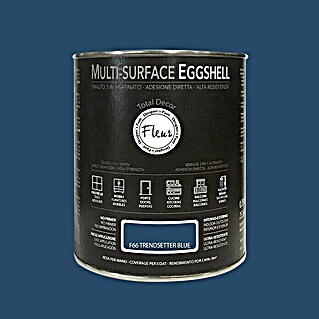 Fleur Esmalte de color Multi-Surface Eggshell (Trend Blue, 750 ml, Satinado)