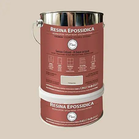 Fleur  Resina epoxi coloreada