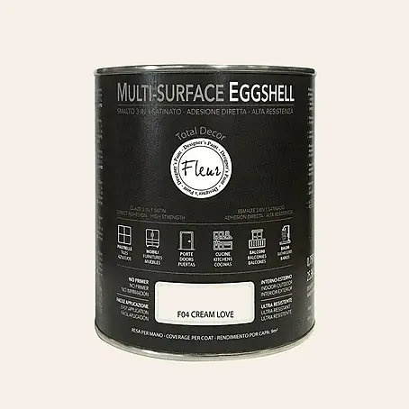 Fleur  Esmalte de color Multi-Surface Eggshell
