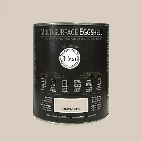 Fleur  Esmalte de color Multi-Surface Eggshell