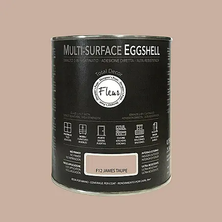 Fleur  Esmalte de color Multi-Surface Eggshell