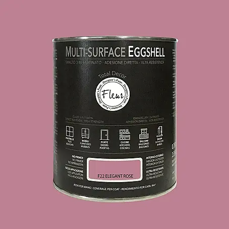 Fleur  Esmalte de color Multi-Surface Eggshell