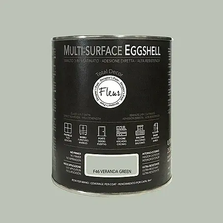 Fleur  Esmalte de color Multi-Surface Eggshell