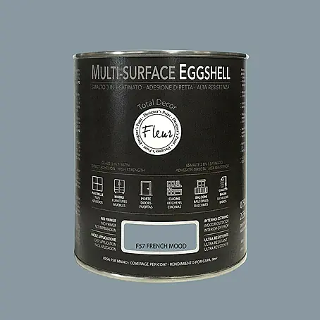 Fleur  Esmalte de color Multi-Surface Eggshell
