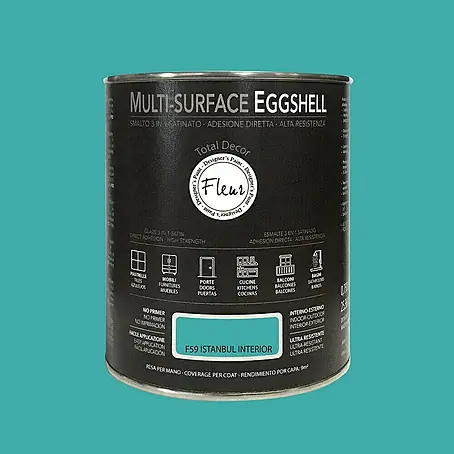 Fleur  Esmalte de color Multi-Surface Eggshell