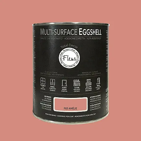 Fleur  Esmalte de color Multi-Surface Eggshell