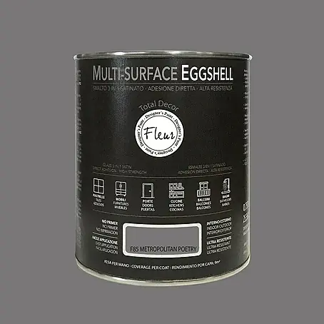 Fleur  Esmalte de color Multi-Surface Eggshell