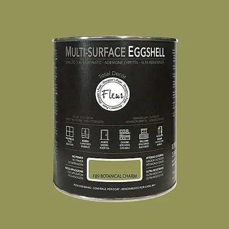 Fleur  Esmalte de color Multi-Surface Eggshell