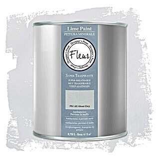 Fleur Pintura para efectos decorativos Lime Paint (All About Grey, 750 ml)