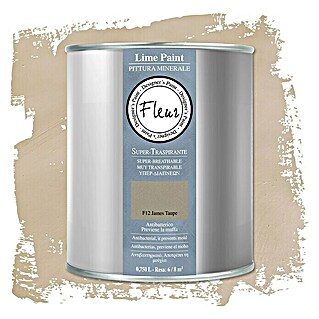 Fleur Pintura para efectos decorativos Lime Paint (James Taupe, 750 ml)