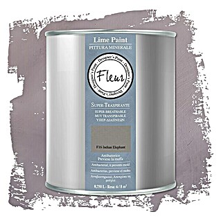 Fleur Pintura para efectos decorativos Lime Paint (Indian Elephant, 750 ml)