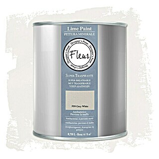 Fleur Pintura para efectos decorativos Lime Paint (Grey White, 750 ml)