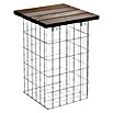 Gabiona Gabionenbank (32 x 32 x 52 cm, Stahl, Maschenbreite: 50 mm, Maschenhöhe: 100 mm, Cumaru) | BAUHAUS