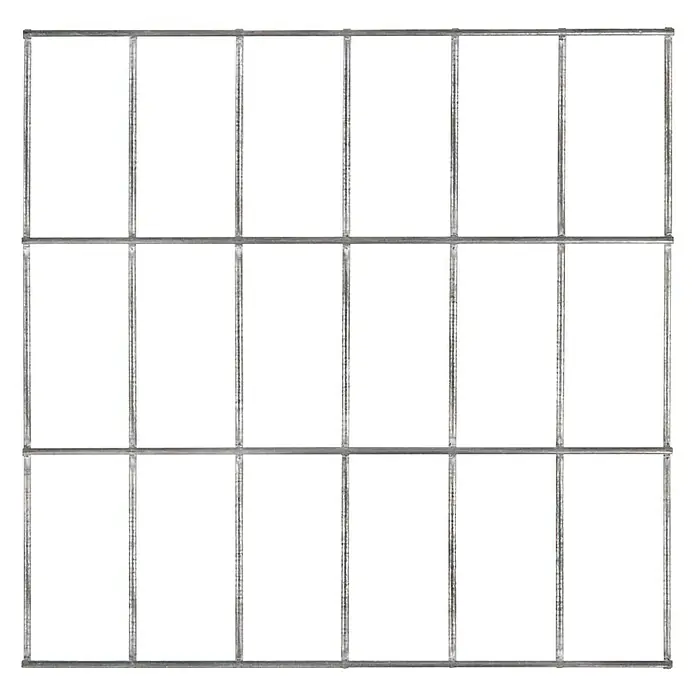 Gabiona Gabionengitter - 70 x 50 cm, Maschenbreite: 5 cm, Maschenhöhe: 10 cm - Metallgitter mit rechteckigen Maschen für vielfältige Anwendungen. Stabil und langlebig für den Einsatz im Innen- und Außenbereich.