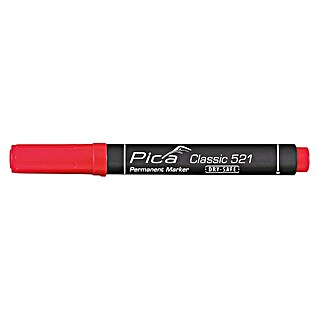 Permanentmarker Pica 521/40 (Strichstärke: 2 mm - 6 mm, Rot)