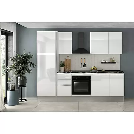 Marinelli Cucine  Vormontierte Küchenzeile Gianna Marmor
