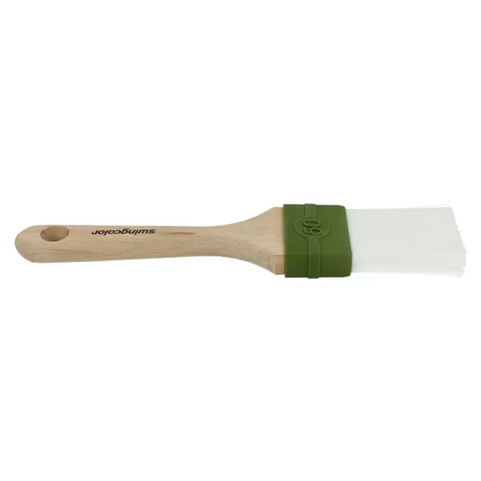swingcolor Abbeiz-Flachpinsel - Breite Borsten: 50 mm, Nylonfasern, Naturholz