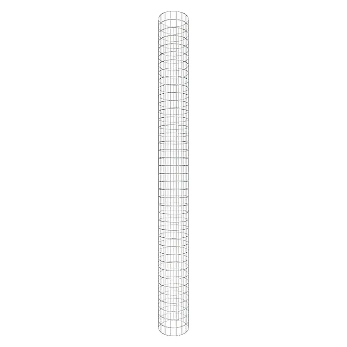 Gabiona Gabionensäule - Durchmesser: 27 cm, Stahl, Maschenbreite: 50 mm, Maschenhöhe: 100 mm, Verschlussart Gabione: Verschweißt - Nahaufnahme eines Moosstabs für Pflanzen, der Kletterpflanzen Halt bietet und ein gesundes Wachstum fördert.