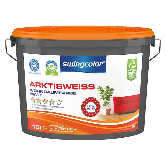swingcolor Arktisweiss RAL 9010