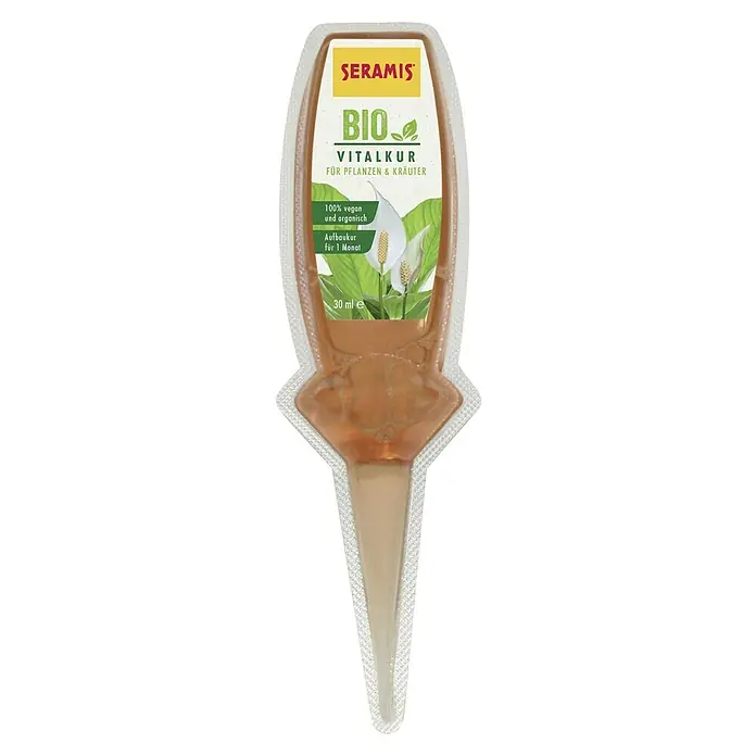 Seramis Vitalkur Bio für Pflanzen & Kräuter - 30 ml - Seramis Bio Vitalkur für Pflanzen und Kräuter, 30ml. 100% vegan und organisch, Aufbaukur für 1 Monat zur Stärkung und Nährstoffversorgung der Pflanzen.