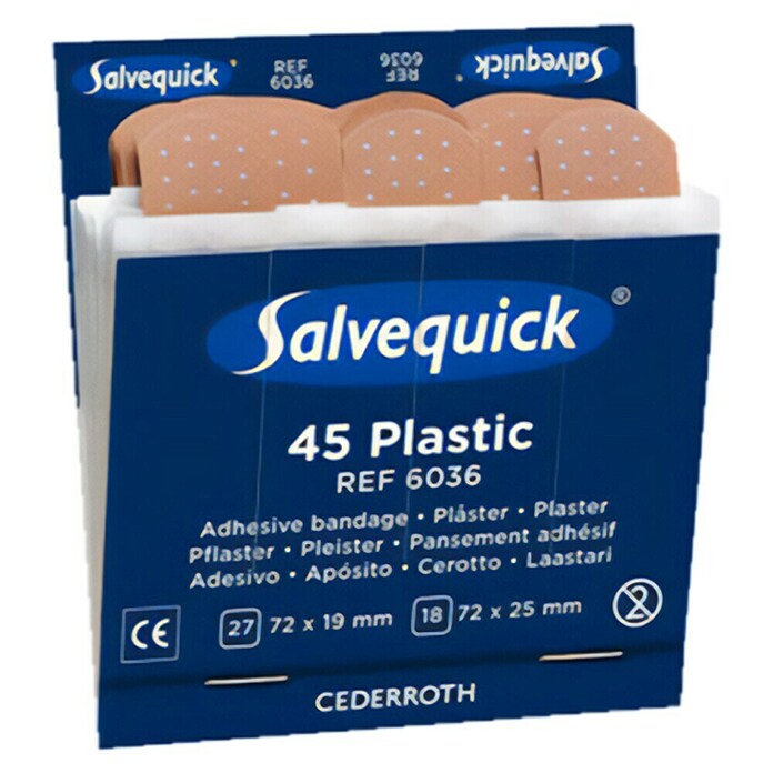 Salvequick Set pleisters plastic 6 x 45 (270 st.) | BAUHAUS