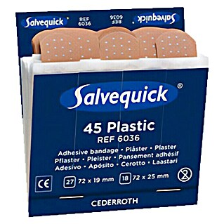 Salvequick Set pleisters plastic 6 x 45 (270 st.)