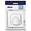 Simon 10 Tapacables salida cables (Plástico, Blanco) | BAUHAUS