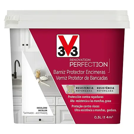 V33  Barniz transparente Encimeras