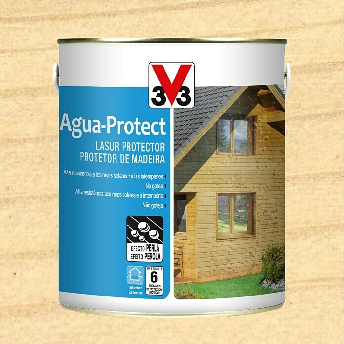 V33 Protección para madera Agua-Protect  (Incoloro, 750 ml)