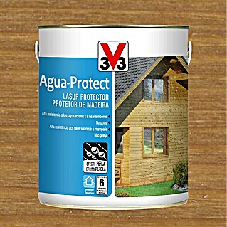 V33 Protección para madera Agua-Protect (Roble medio, 2,5 l)