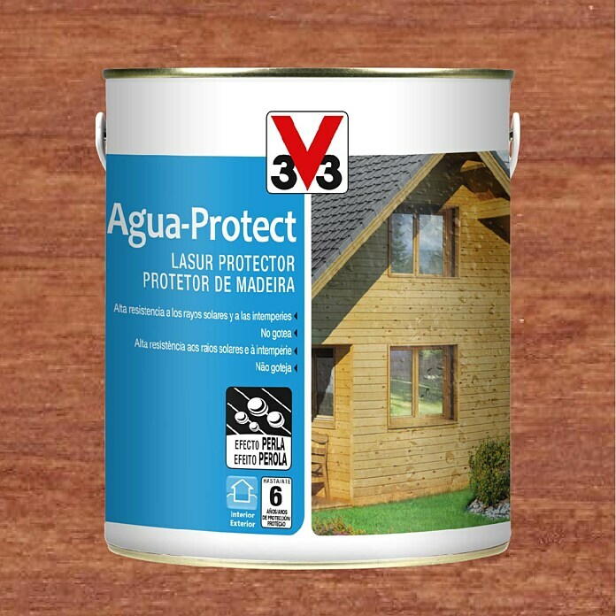 V33 Protección para madera Agua-Protect sapelly (2,5 l)