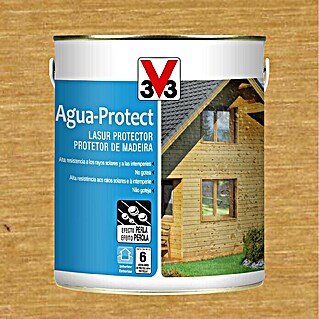 V33 Protección para madera Agua-Protect (Roble claro, 750 ml)