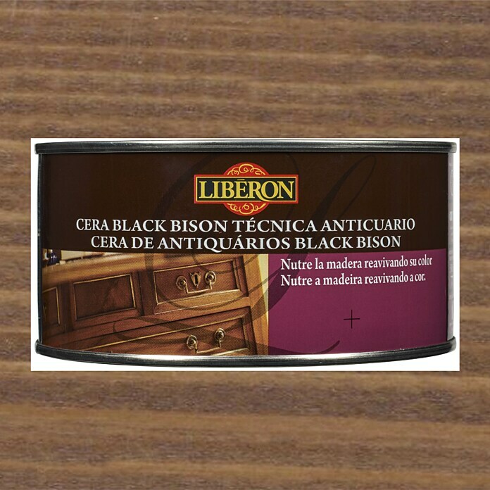 Libéron Cera antigua Black Bison (Roble oscuro, 500 ml)