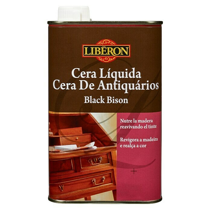 Libéron Cera para muebles Black bison (Incoloro, 500 ml)